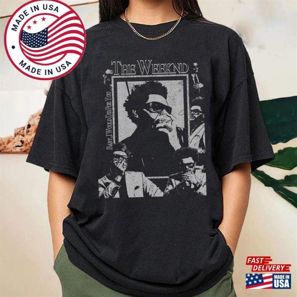 The Weeknd T-Shirt Hiphop Music Shirt Classic - Picture 1 of 4